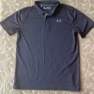 Boys UA Golf Shirt XL black